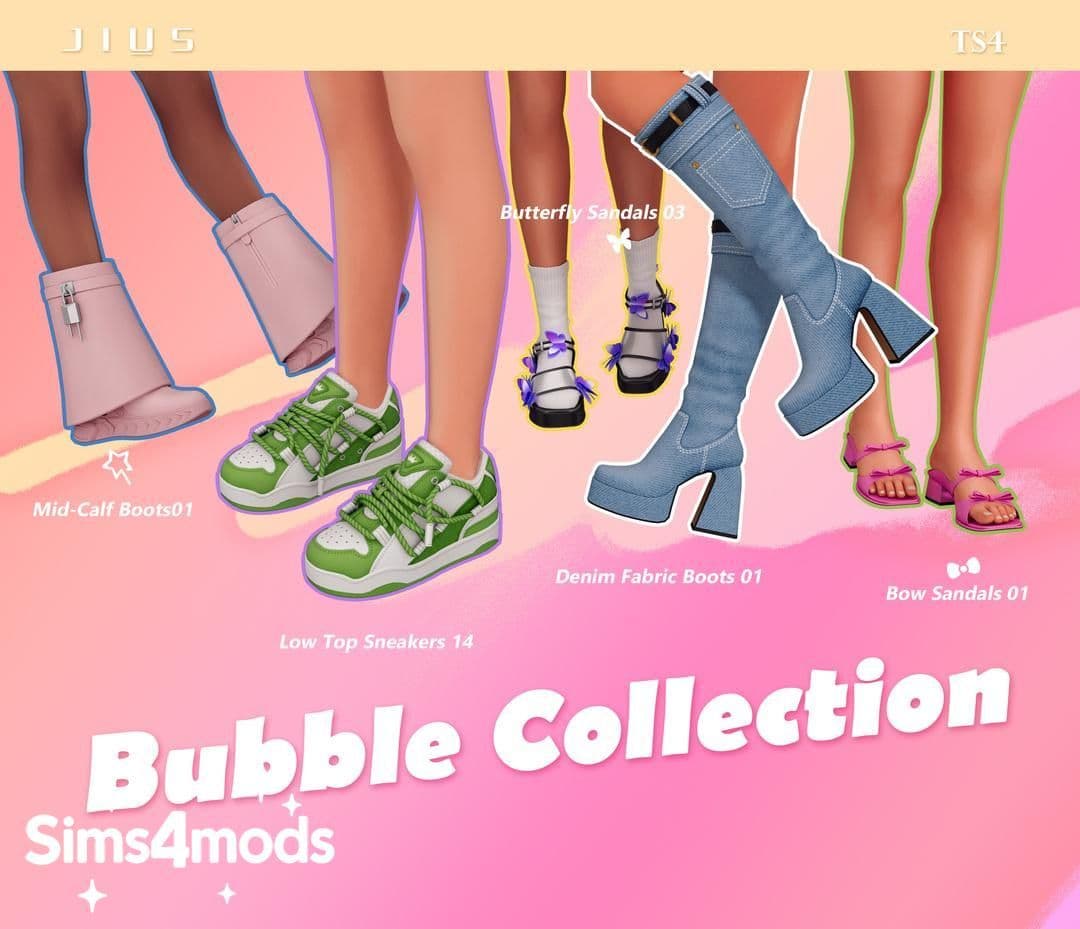 Скриншот мода Коллекция обуви Bubble Collection